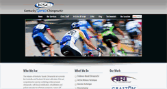Desktop Screenshot of kentuckysportschiropractic.com